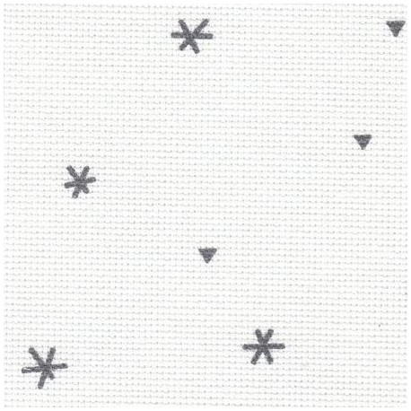 Toile Zweigart Aïda Extra Fine Sparkle (coloris 1369) 8 pts