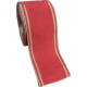 Bande de lin à broder 7cm rouge