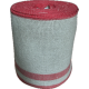 Bande de lin à broder 12.5cm rouge