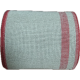 Bande de lin à broder 12.5cm rouge